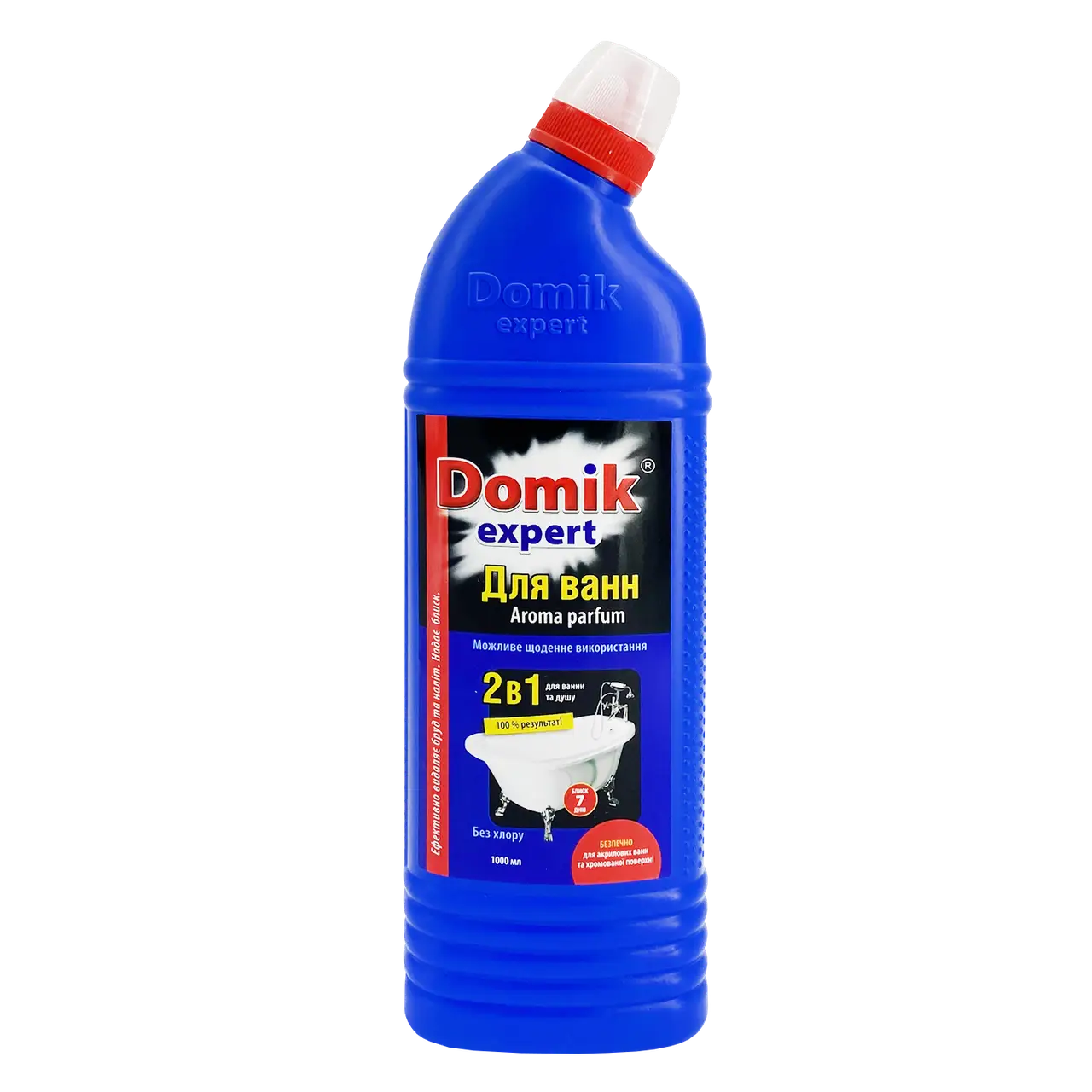 Засіб для ванної кімнати Domik Expert 2 в 1 1000 мл